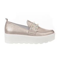 MOCASSIN Mocassins femme - LOUISA - Beige rose - P23 - Mill MOCASSIN Mocassins femme - LOUISA - Beige rose - P23 - Mill