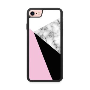 coque iphone 8 marbre rose