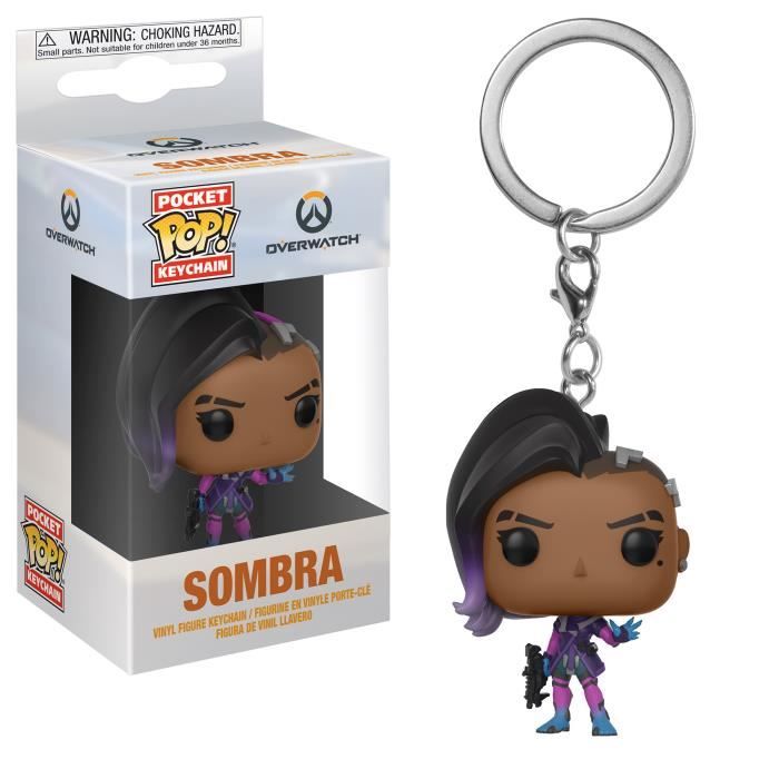 Porte-clé Funko Pocket Pop! Overwatch: Sombra