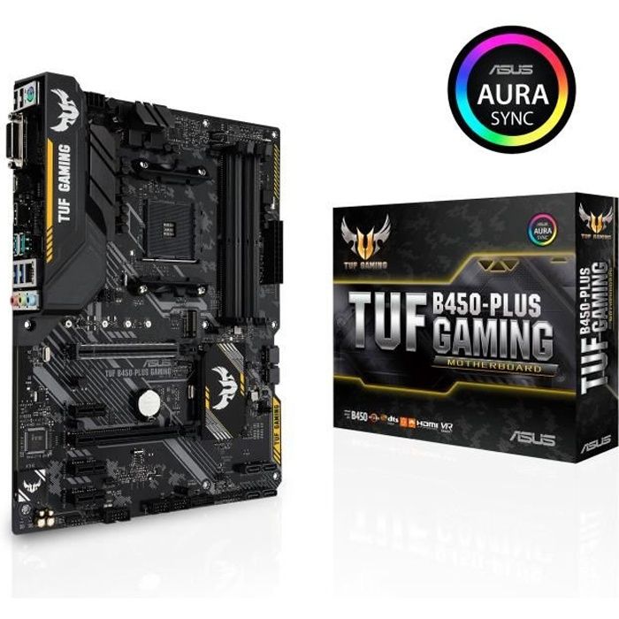 Carte Mère ASUS TUF B450-PLUS GAMING - AM4