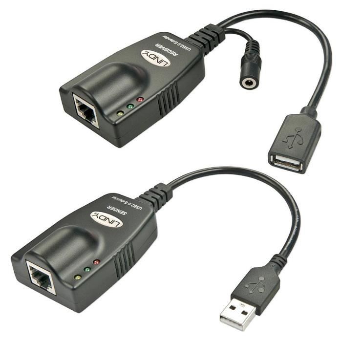 LINDY USB 2.0 Cat.5 Extender 100m UTP - 1Port