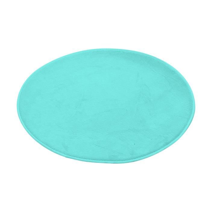 Tapis De Bain Rond Microfibre Ø 60 Cm Vert Menthe Achat Vente Tapis De Bain Rond Microfibre Ø 60 Cm Vert Menthe