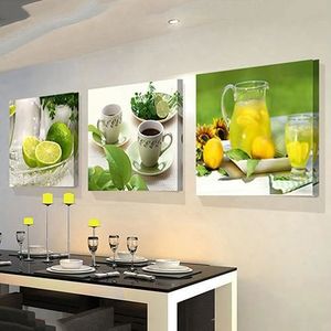 tableau deco cuisine citron  achat  vente pas cher