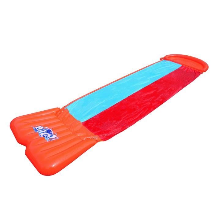 BESTWAY Tapis Glissant Double H2OGO - 549 x 138 cm avec Rampe de Lancement