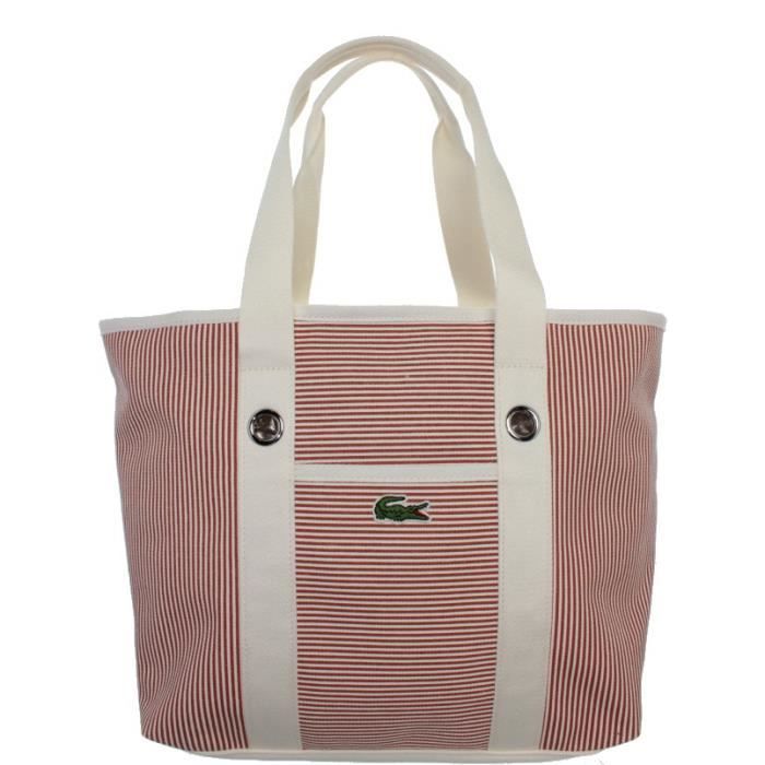 Épaule Medium Ref cem36623 Lacoste Porté Rouge Rayé Shopping Sac 671 nwOk8P0X