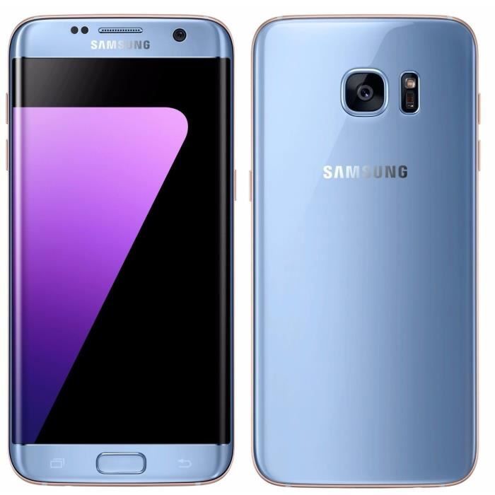 samsung galaxy s7 edge 32go bleu dual sim - achat smartphone pas