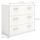SPACE Commode de chambre style contemporain blanc