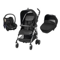 POUSSETTE BEBE CONFORT Poussette Combinée Trio Dana - Black POUSSETTE BEBE CONFORT Poussette Combinée Trio Dana - Black