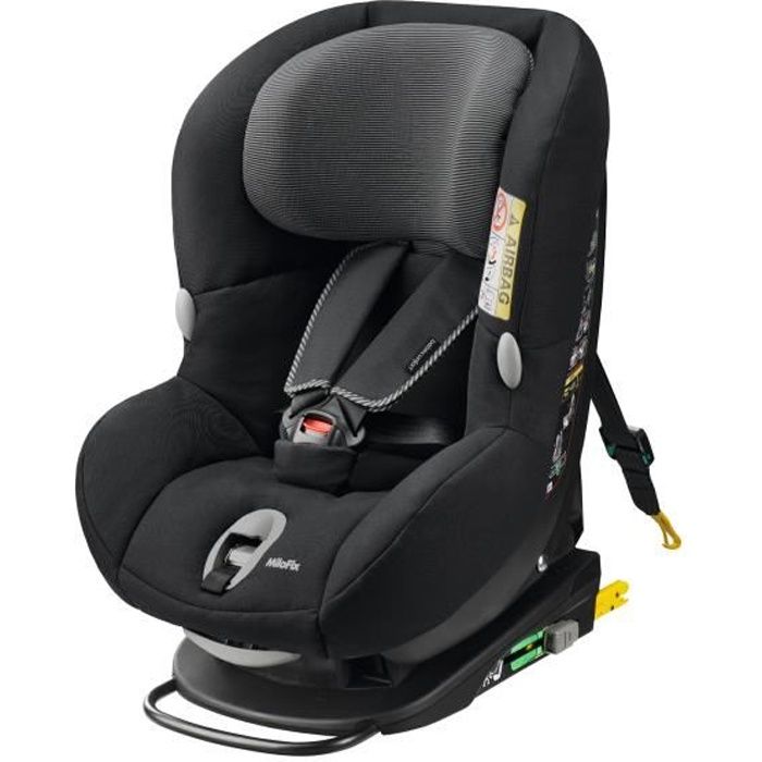 BEBE CONFORT Siège AutoGroupe 0+/1 Milofix Isofix Black Raven - 2015
