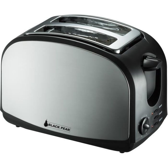 BLACK PEAR BGP 400 Grille-pain parois Inox 1000W