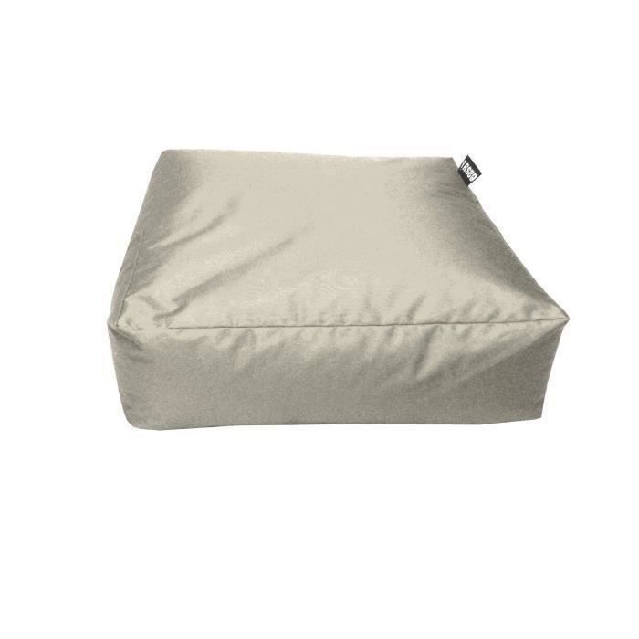 EASY FOR LIFE Coussin de sol Blok - 90cm - Gris alu