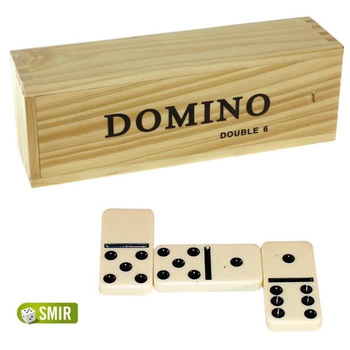  Dominos  double 6 Jeu  de  societe Coffret Jeu  de  Achat 