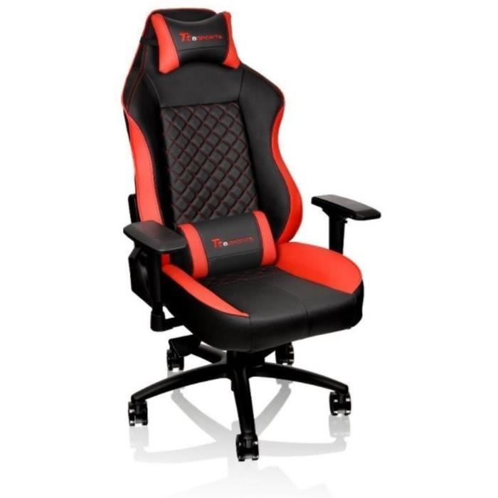 Tt esports by Thermaltake Siège PC Gaming Confort GTC 500 Noir/Rouge Confort Series