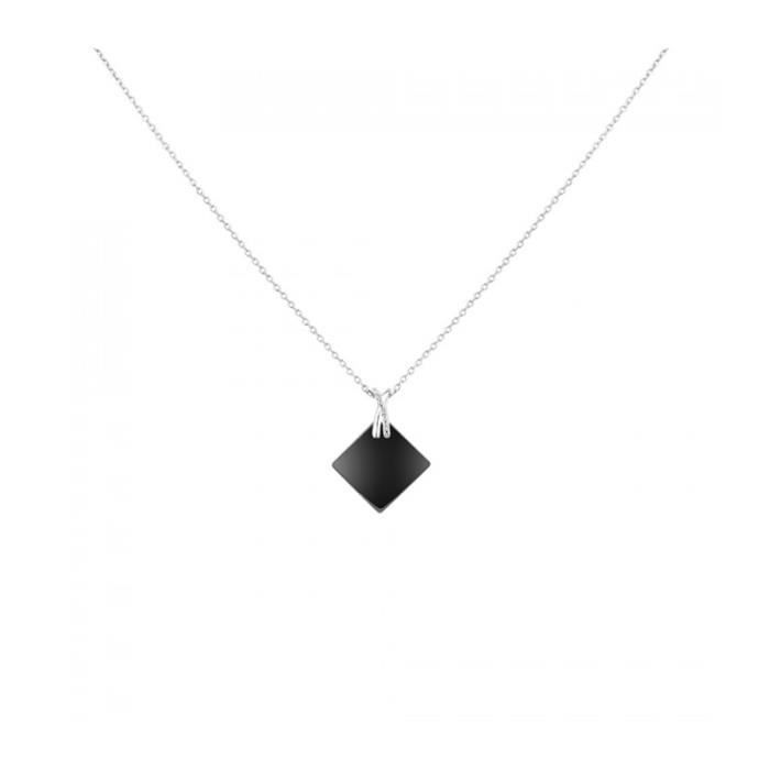 collier argent losange collier argent losange