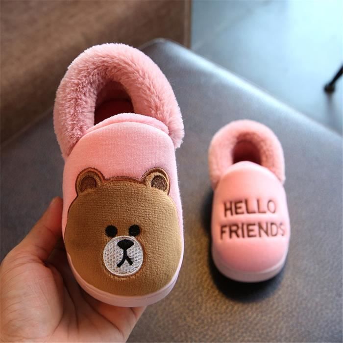 CUSSELEN Lapin Chausson Nouvelle Garde Au Chaud Enfant Hiver résistantes à l'usure Chaussure Confortable Doux Enfant CUSSELEN Lapin Chausson Nouvelle Garde Au Chaud Enfant Hiver résistantes à l'usure Chaussure Confortable Doux Enfant