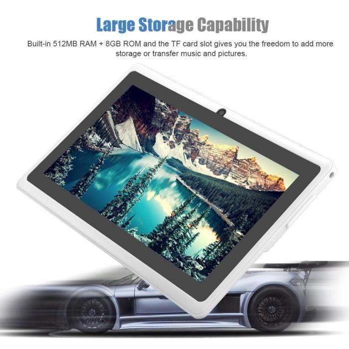 7 HD Mini tablette PC compacte 8G ROM Support1