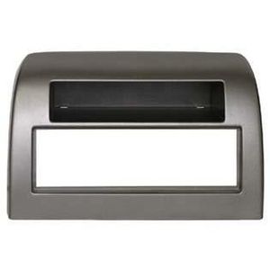 Façade autoradio 1DIN pour Lancia Ypsilon ap04 - Argent fonce Façade autoradio 1DIN pour Lancia Ypsilon ap04 - Argent fonce