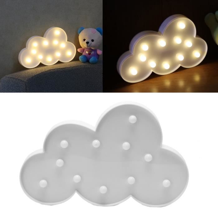 Ebuy Veilleuse Led En Nuage Forme Pour Enfants B B Blanc Lampe Achat Vente Veilleuse Ebuy