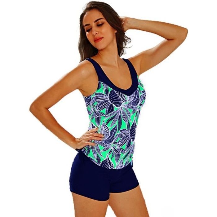 Maillot De Bain Bébé Fille Freebily 1 Pièce Manches Longues - Anti-UV, Floral - Pour 0 à 4 Ans - Natation Plage