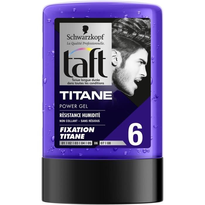 Schwarzkopf Taft Gel coiffant power gel tube titane 300ml