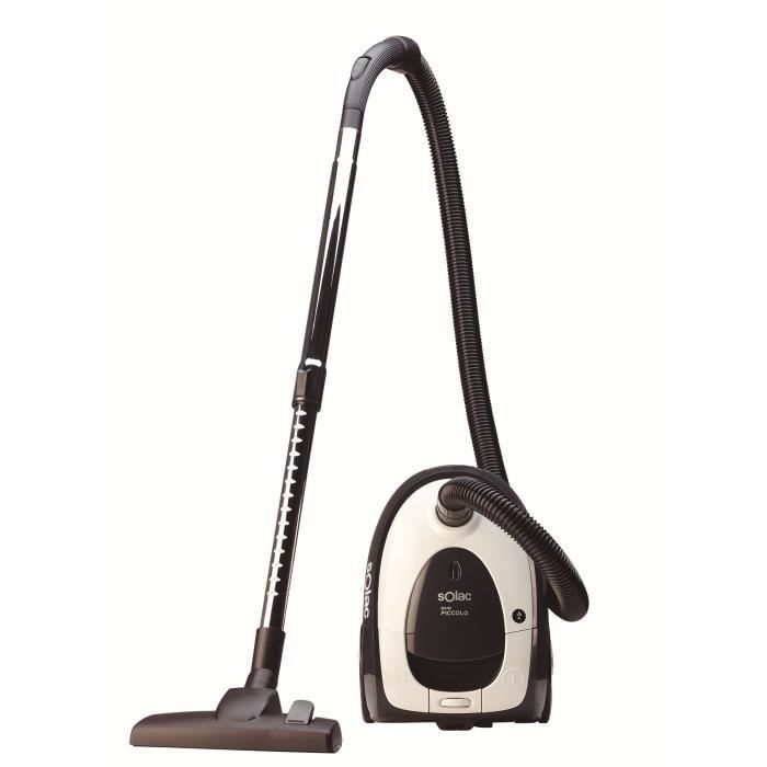 SOLAC S94809500 Aspirateur New Piccolo avec sac 700 W - Noir et Blanc