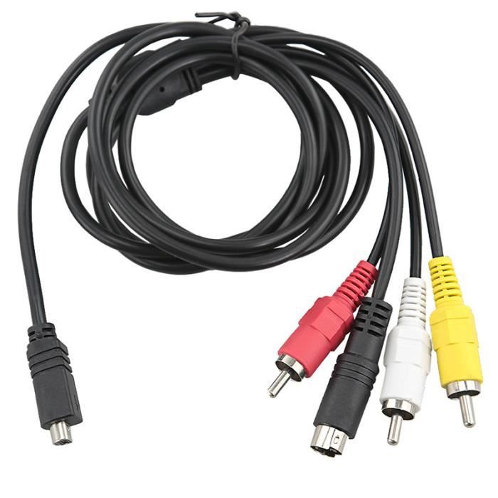 Câble15FS Audio/Video Cable pour Sony Handycam Caméscope TV Télévision