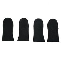 TALONNETTE 4 x Semelle Talonnette Grandissante en PVC Noir po TALONNETTE 4 x Semelle Talonnette Grandissante en PVC Noir po