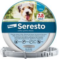 ANTIPARASITAIRE SERESTO Collier antiparasitaire - Pour petit chien ANTIPARASITAIRE SERESTO Collier antiparasitaire - Pour petit chien
