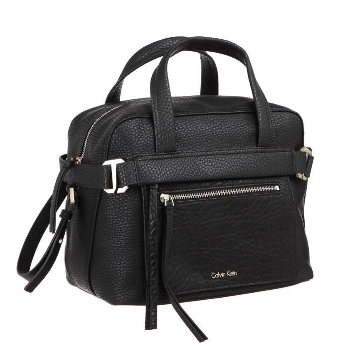 CALVIN KLEIN Portefeuille K60K600445 CECILE SATCHEL Noir Femme