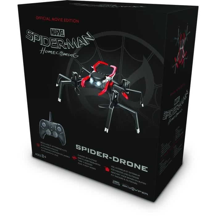 MODELCO Drone Viper Spiderman - Noir et Rouge