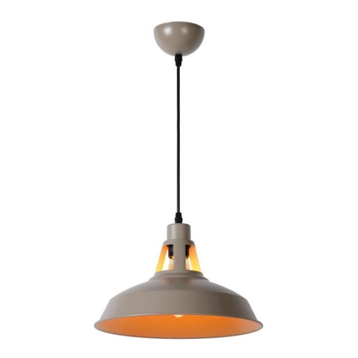 En Odile Suspension Métal Industrielle Ø31 Lampea Taupe Cm UMpzVLqGS