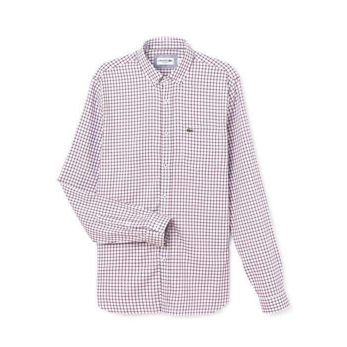 Grenat Chemise Lacoste Rouge Ch9719 Achat Vente 4j3LqR5A