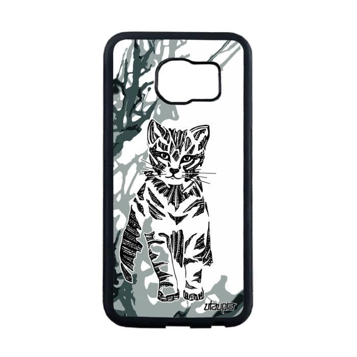 coque samsung s6 chat silicone