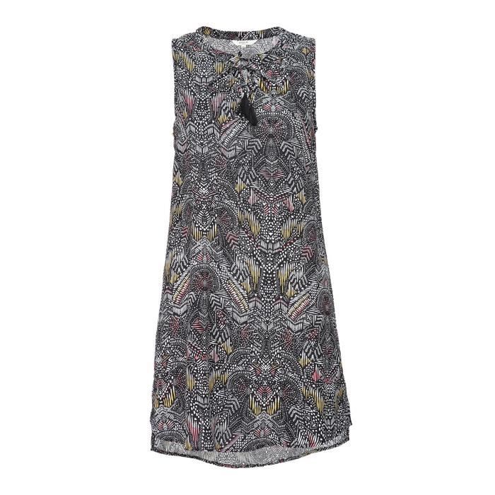 DEELUXE - COLA Blouse Longue Col En V à Imprimé Ethnique