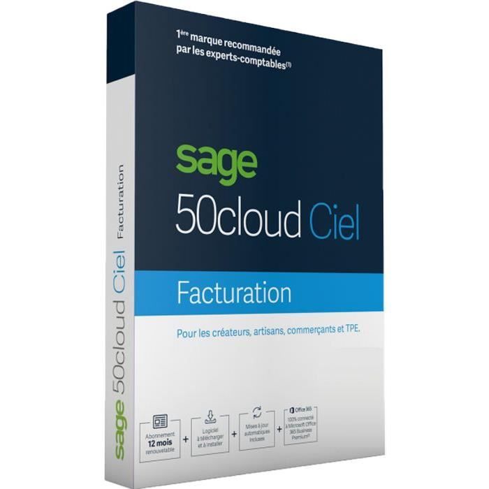 SAGE 50cloud FACTURATION 1 an dassistance