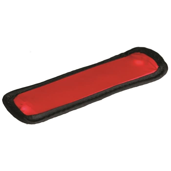TRIXIE 2 stickers velcro sécurité Flash - 11x3cm - Noir et Rouge - Pour chien