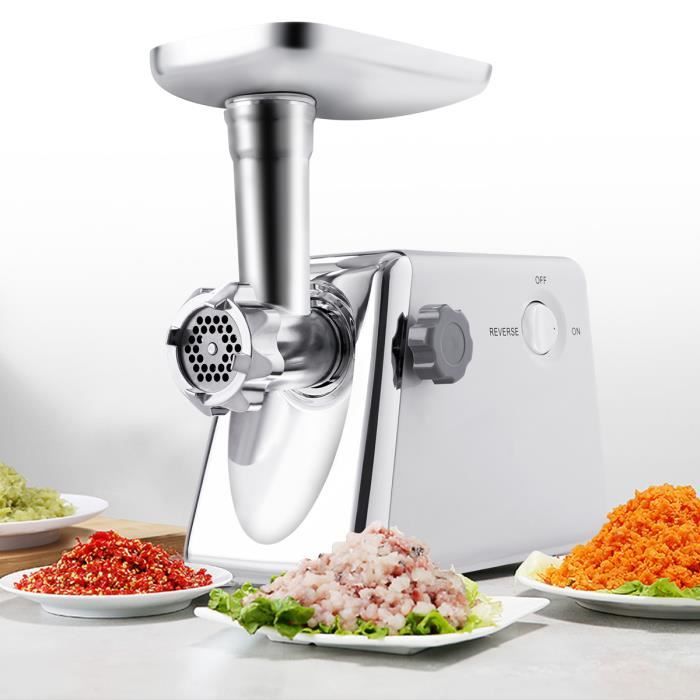 HACHOIR A VIANDE 2 LAMES DE DECOUPE 4 DISQUES CUISINE