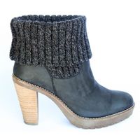 BOTTINE BOOTS FEMME CUIR GRIS FEMME T 36 BOTTINE BOOTS FEMME CUIR GRIS FEMME T 36
