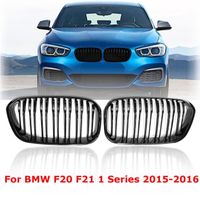 KIT CARROSSERIE 2x Calandre Grille de Rein avant Noir Brillant Pou KIT CARROSSERIE 2x Calandre Grille de Rein avant Noir Brillant Pou