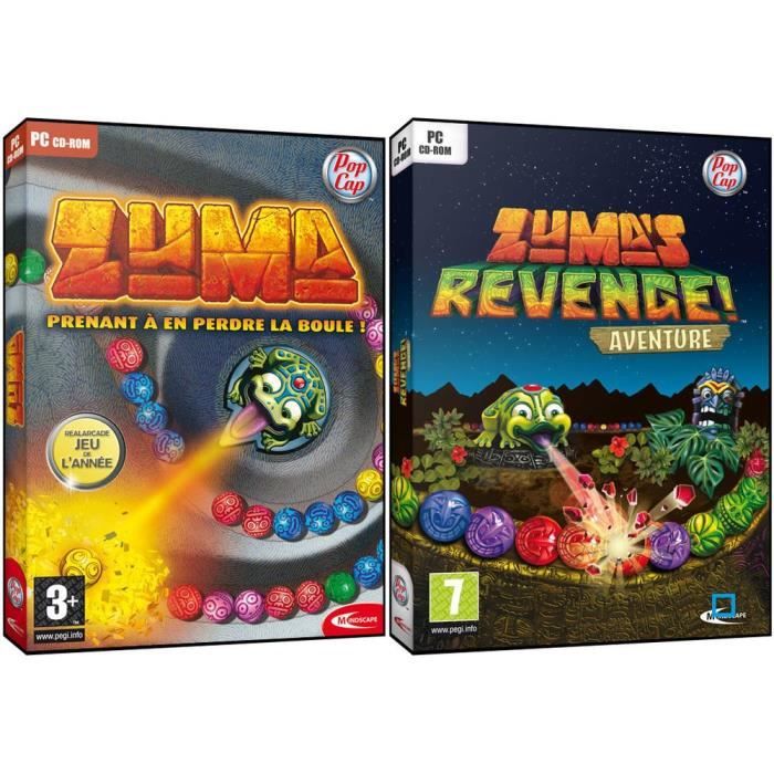 Zuma + Zumas Revenge 2   Achat / Vente PC Zuma + Zumas Revenge 2