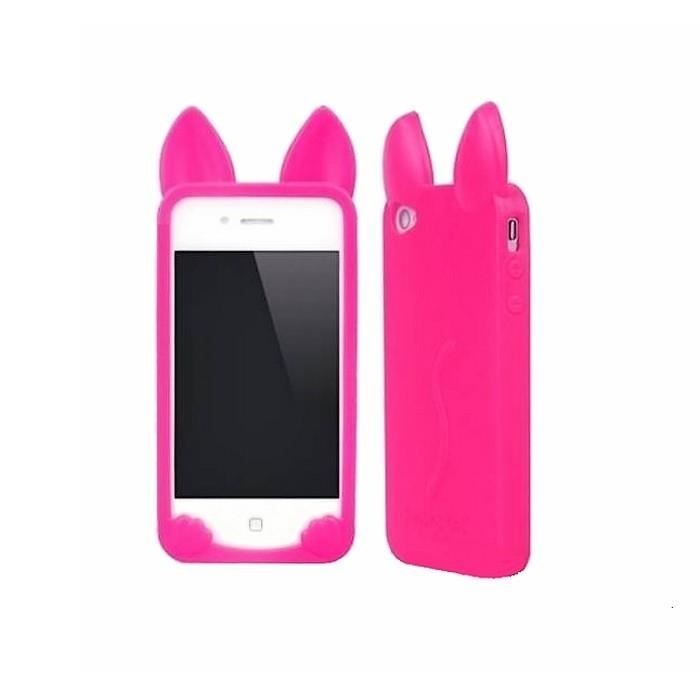 coque iphone 5 chat rose