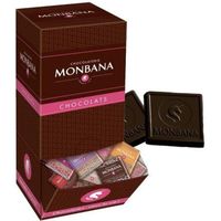 CHOCOLAT EN TABLETTE Carrés de chocolat Noir Monbana (X200) U CHOCOLAT EN TABLETTE Carrés de chocolat Noir Monbana (X200) U