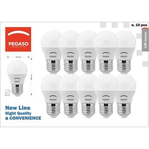Hochwertiges LED Leuchtmittel 4 Watt 350 Lumen 3000 Kelvin E27 Fassung A D 45mm