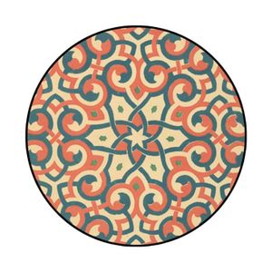 TAPIS tapis rond φ80cm tapis berbere grand tapis ethniqu