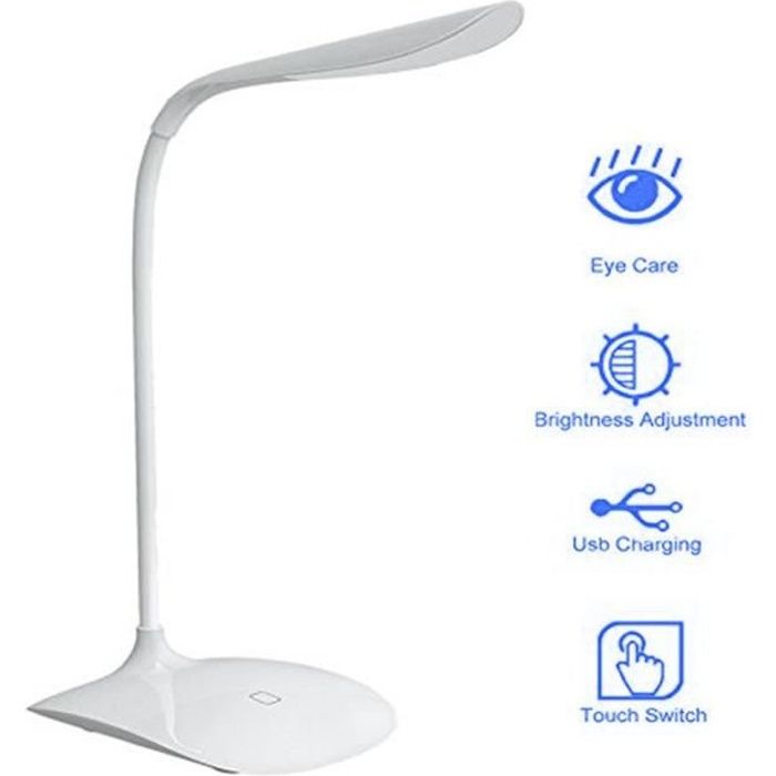 Lamp Led Lampe De Bureau Reglable Usb Rechargeable Lampe De Table Surface Tactile Opstinains Net