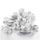 80pcs Service de Table Porcelaine Assiette Bol Sal