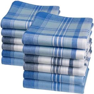 12 mouchoirs homme travail 100/% coton n° 214