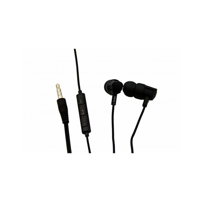 KOVE K300 Ecouteurs intra-auriculaire filaire avec micro intégré - Noir
