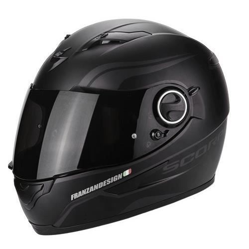 SCORPION Casque Integral Exo 490 Luz Noir Mat Argenté