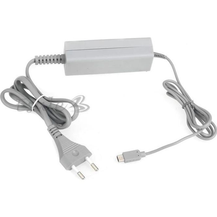 Adaptateur Secteur Alimentation Cable pour Nitendo WII U Gamepad Jeux